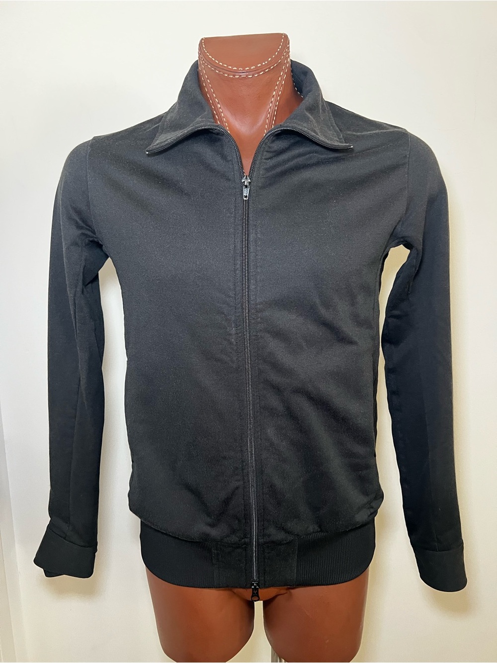Y-3 Men's Black Full-Zip Sweater Jacket